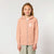 Mini zip Royal Ballet hoodie in peach