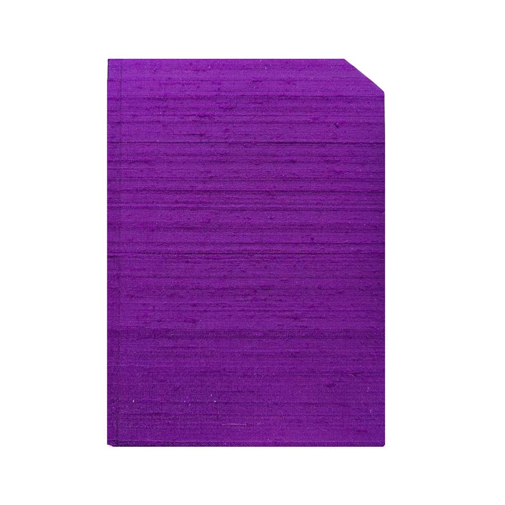 Purple opera costume fabric notebook