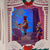 Decorative Nutcracker £D Card with festive design featuring characters and wreaths  from the ballet on a white background