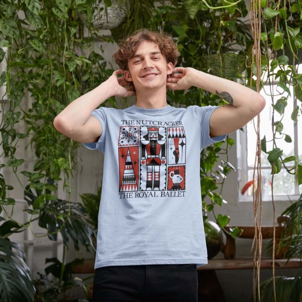 Sky Blue Printed T-shirt