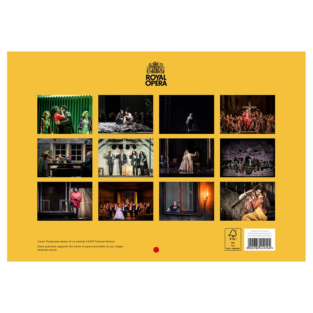 Royal Opera Calendar 2025 Royal Ballet and Opera Shop
