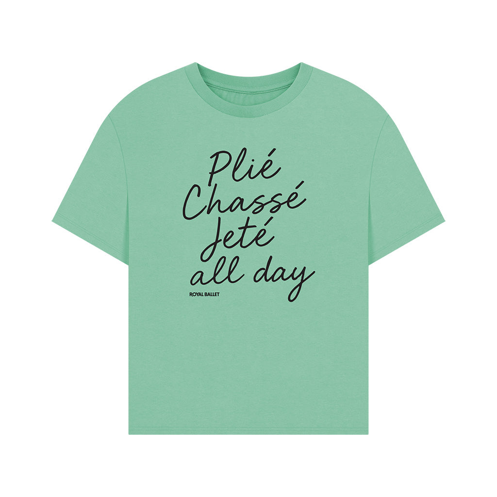 Plié All Day Oversized Custom T-shirt