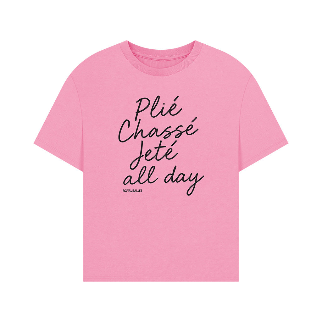 Plié All Day Oversized Custom T-shirt
