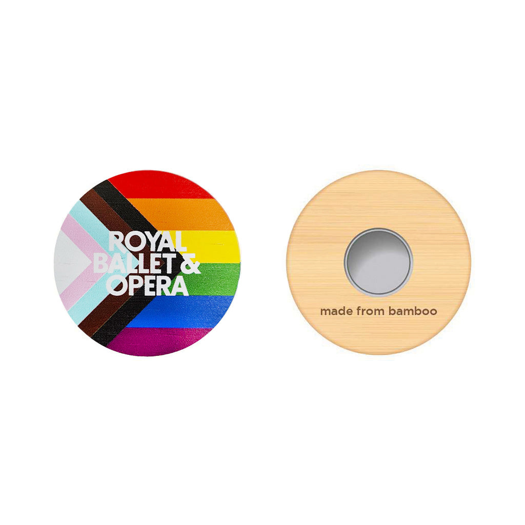 Pride Bamboo Magnet front and back