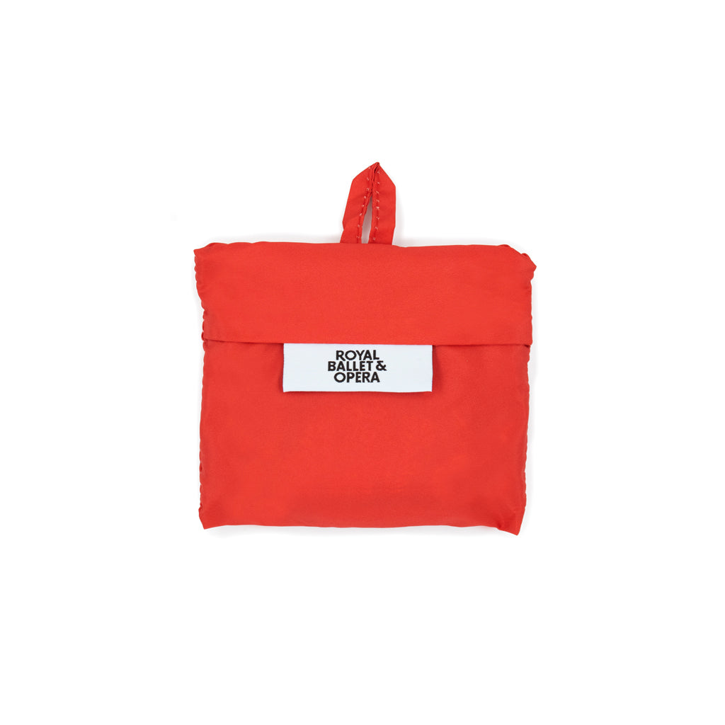 RBO Red Foldable Bag in pouch