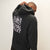 Black hoodie with a logo Royal Ballet Reiss on the chest against a white background