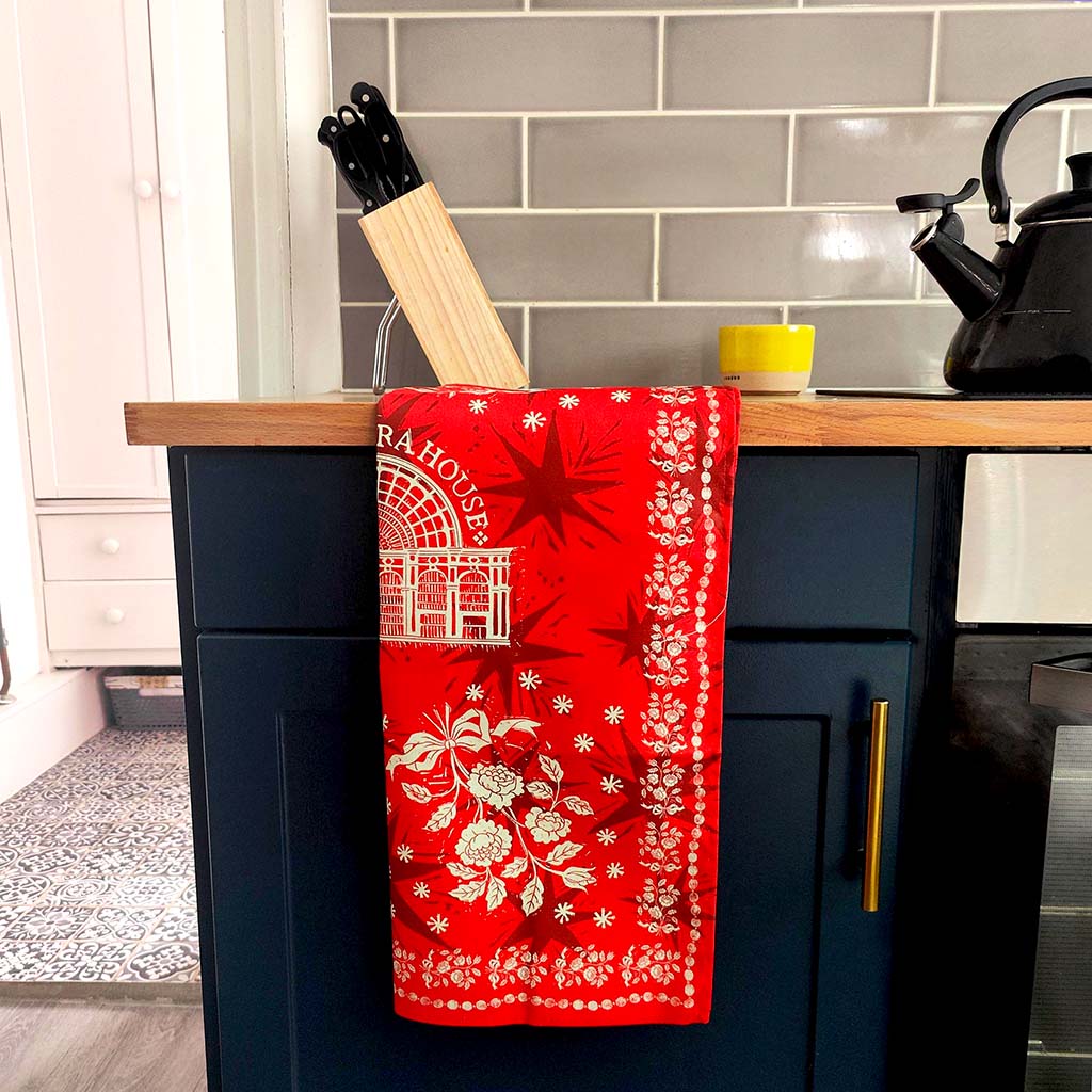 Rory Hutton Tea Towel featuring the Paul Hamlyn Hall