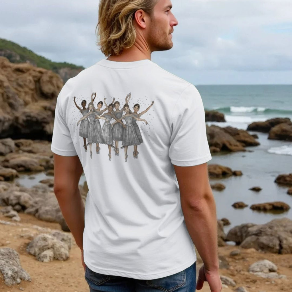 Sugar Plum fairy Nutcracker custom T-shirt in White