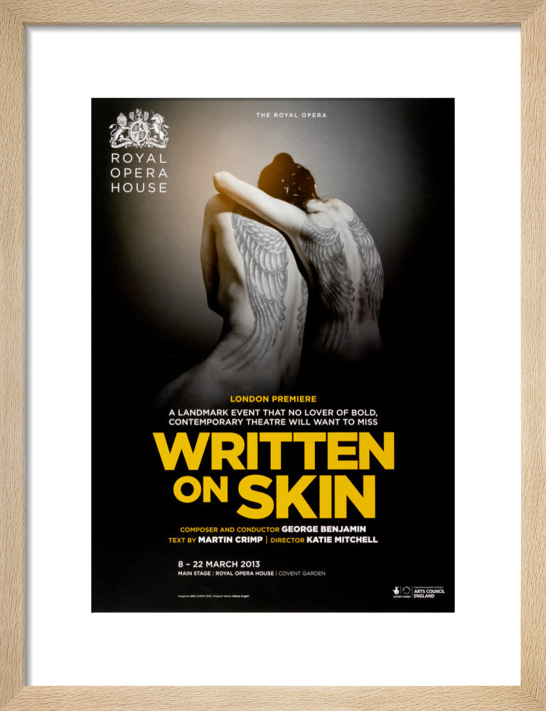 Written on Skin Print (2013)