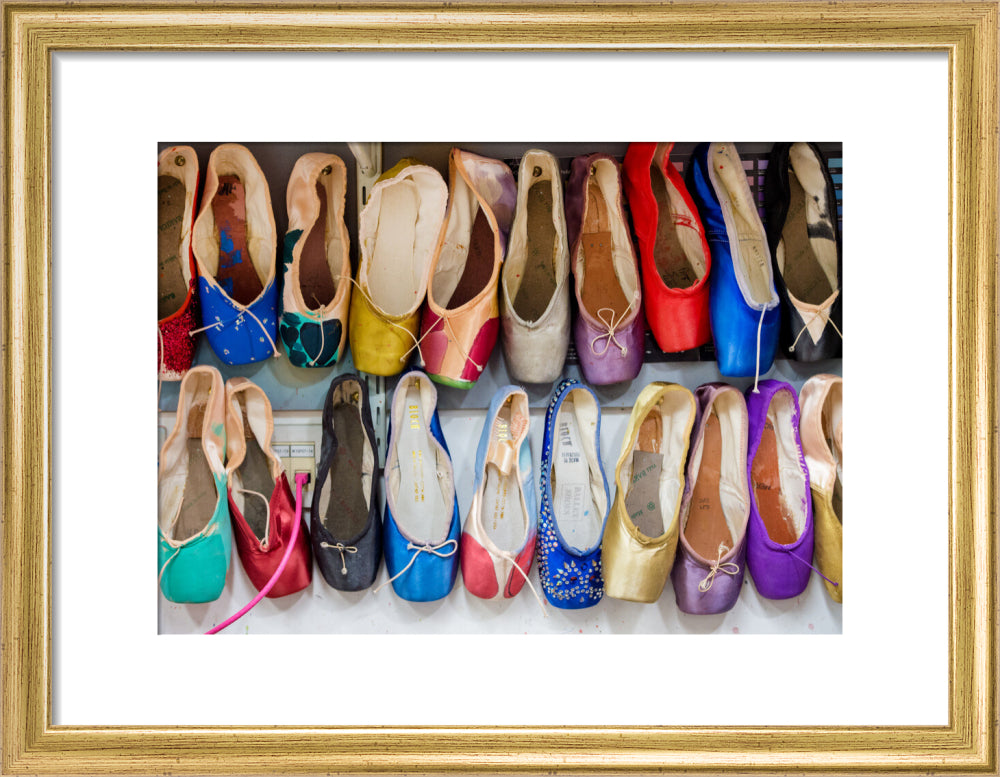 Dyed Pointe Shoes Print