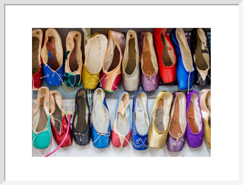 Dyed Pointe Shoes Print
