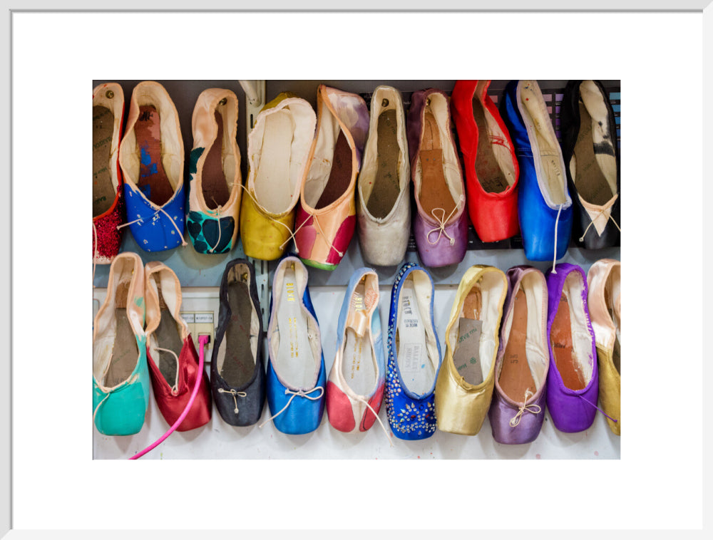 Dyed Pointe Shoes Print