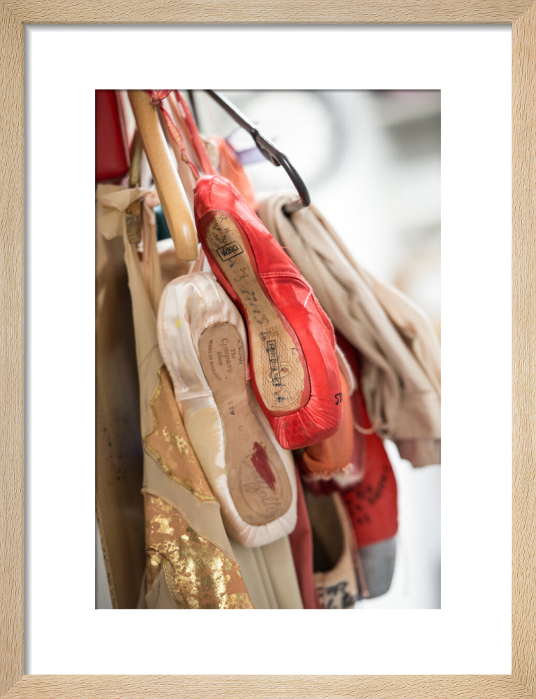Hanging Pointe Shoes Print