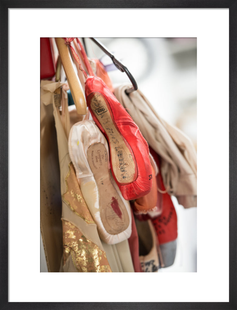 Hanging Pointe Shoes Print
