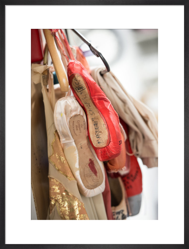 Hanging Pointe Shoes Print