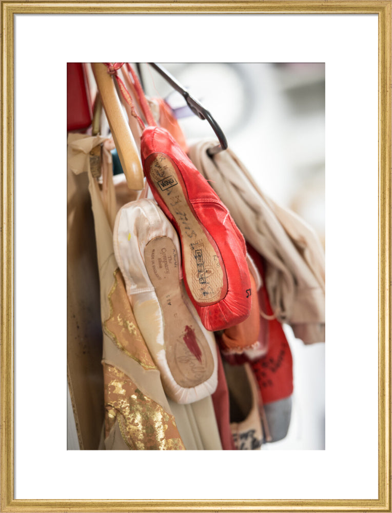 Hanging Pointe Shoes Print
