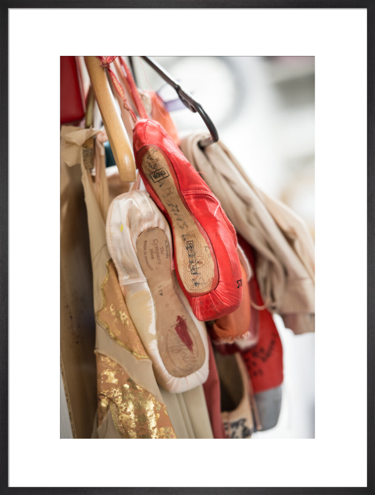 Hanging Pointe Shoes Print