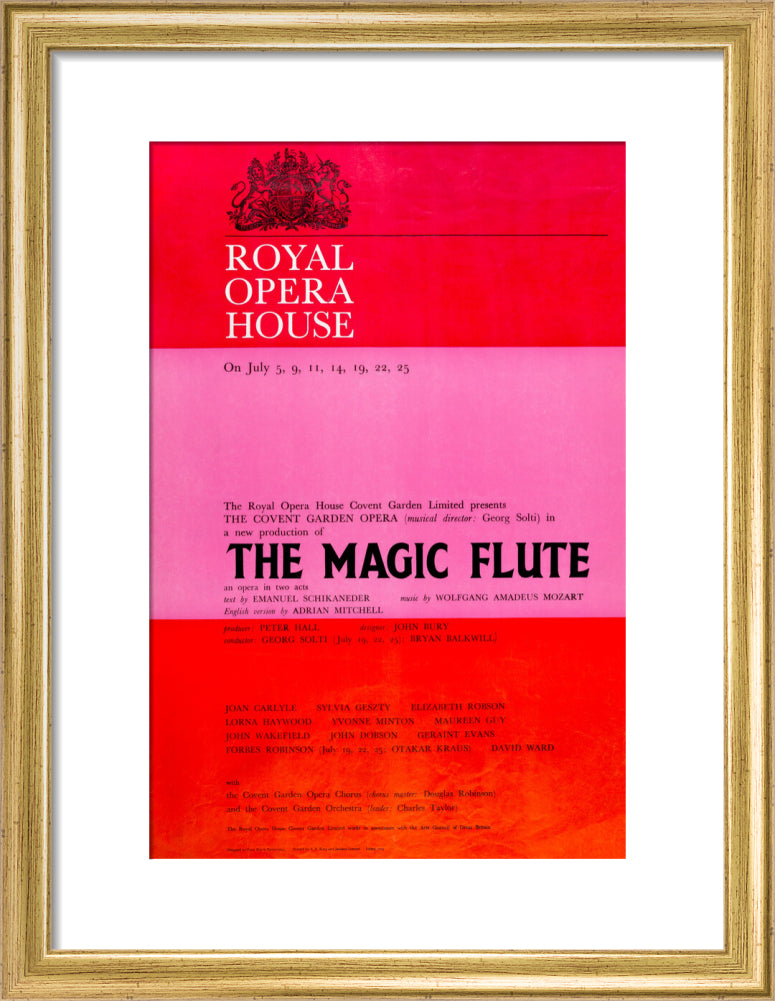 The Magic Flute Print (1969)