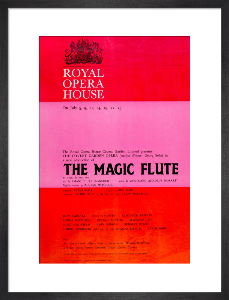 The Magic Flute Print (1969)