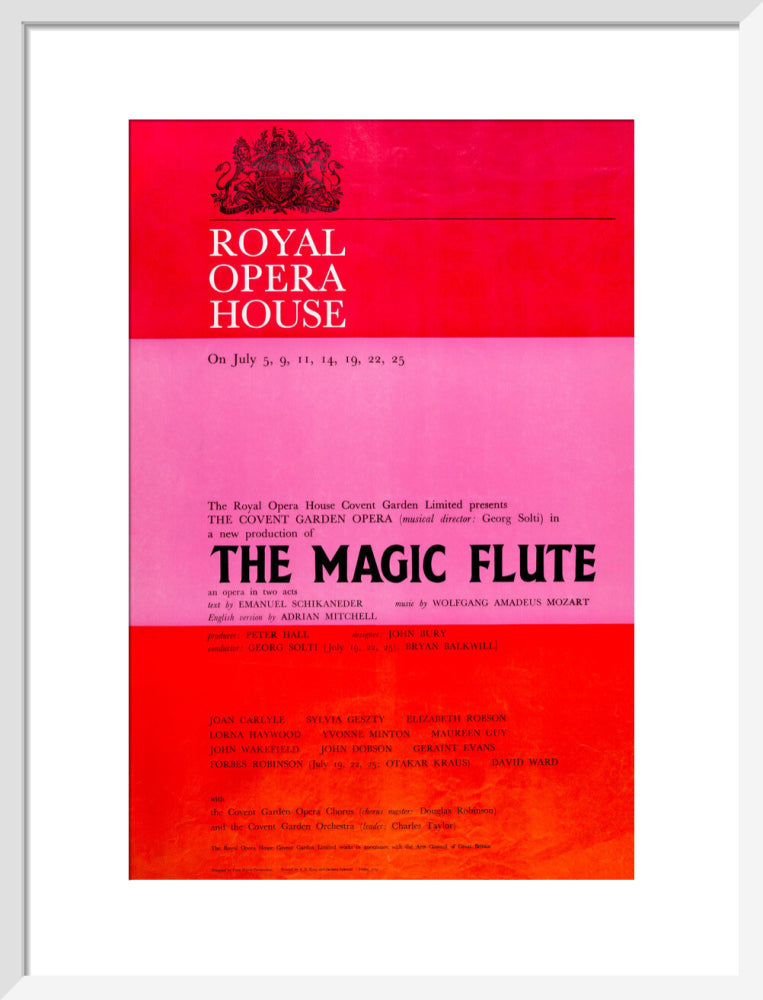The Magic Flute Print (1969)
