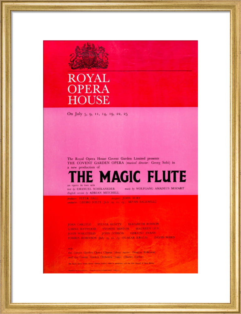 The Magic Flute Print (1969)