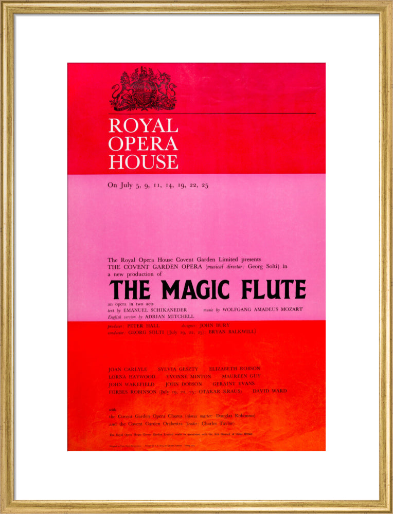 The Magic Flute Print (1969)