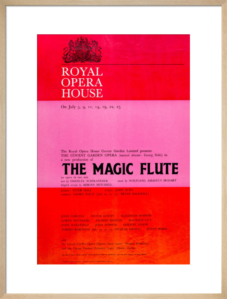 The Magic Flute Print (1969)