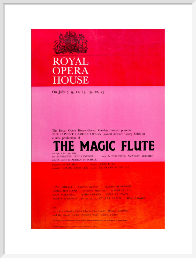 The Magic Flute Print (1969)