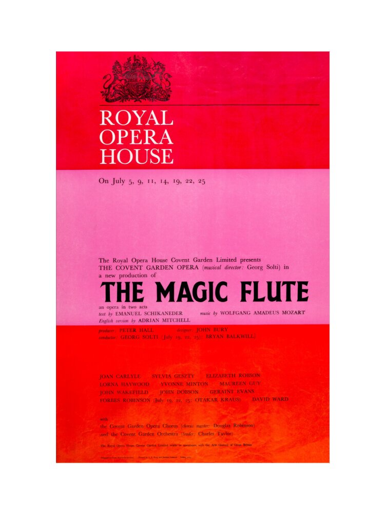 The Magic Flute Print (1969)