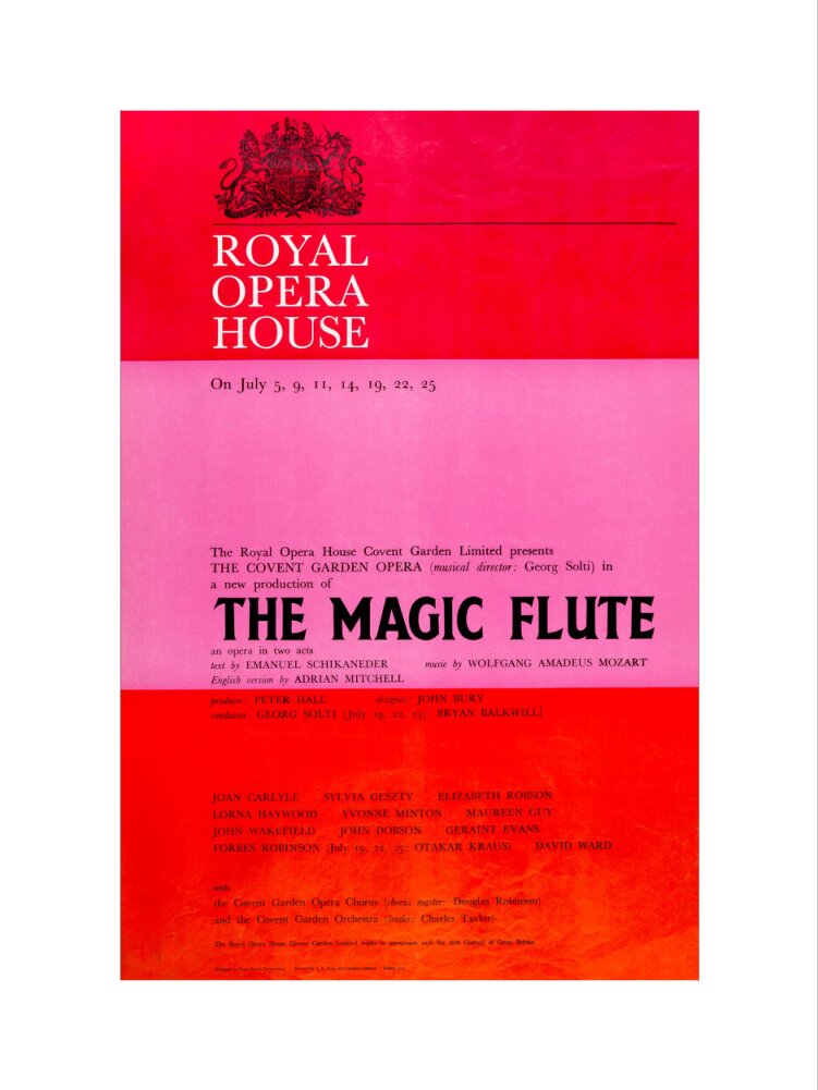 The Magic Flute Print (1969)