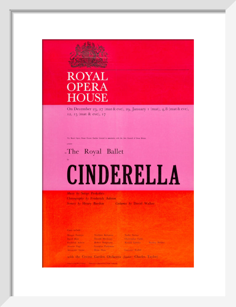 Cinderella Print (Fonteyn)