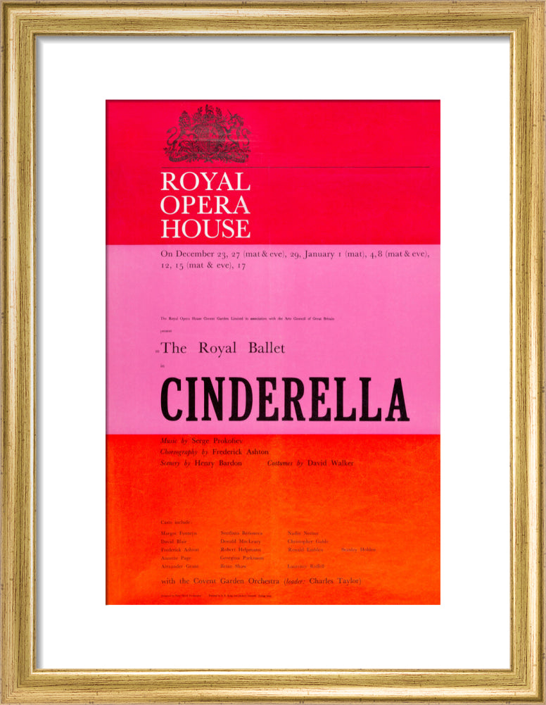 Cinderella Print (Fonteyn)