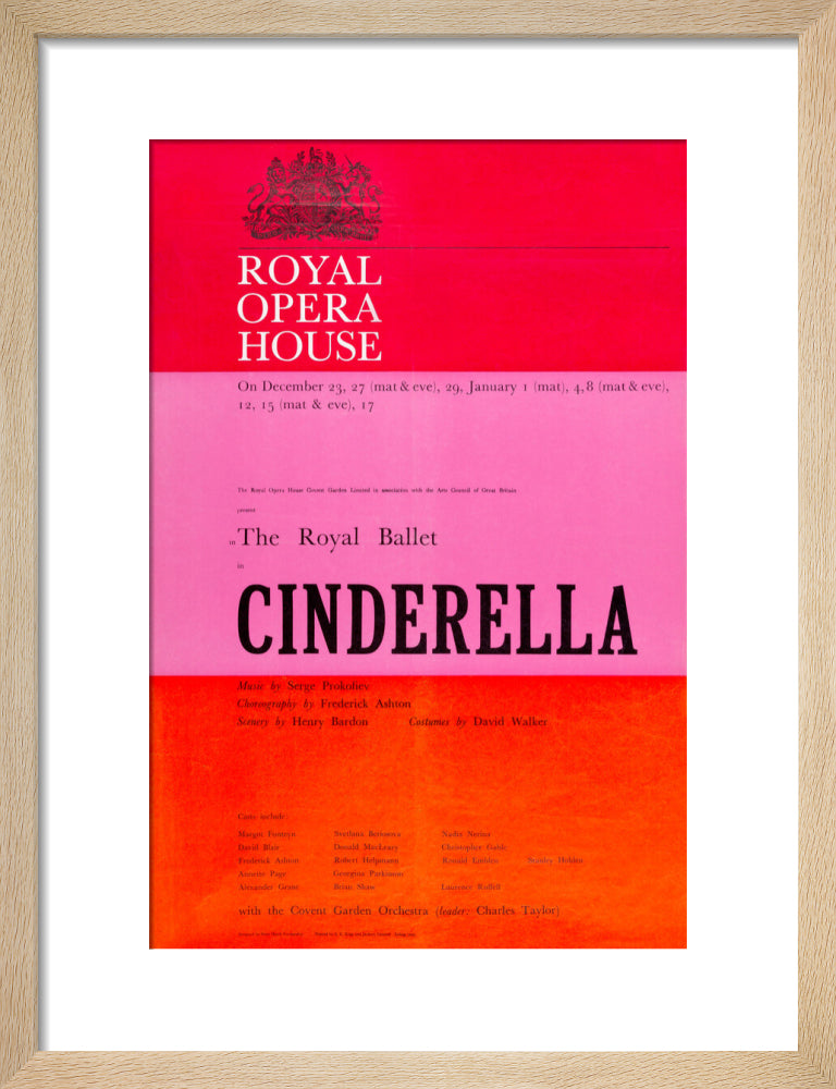 Cinderella Print (Fonteyn)