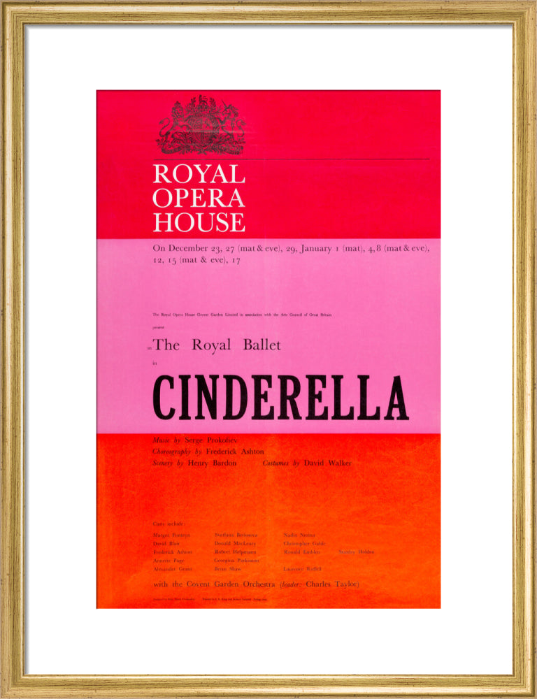 Cinderella Print (Fonteyn)