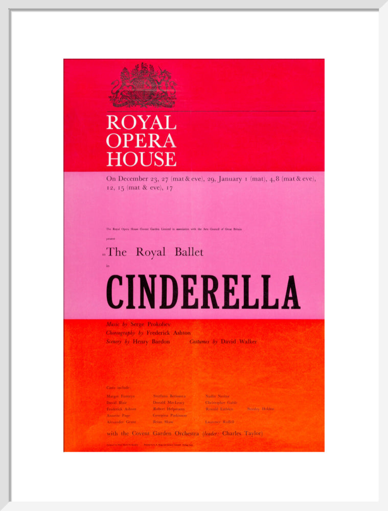 Cinderella Print (Fonteyn)