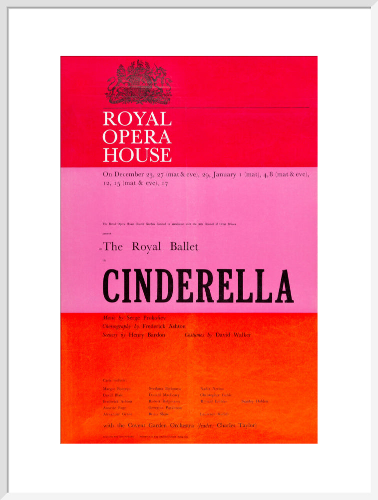 Cinderella Print (Fonteyn)