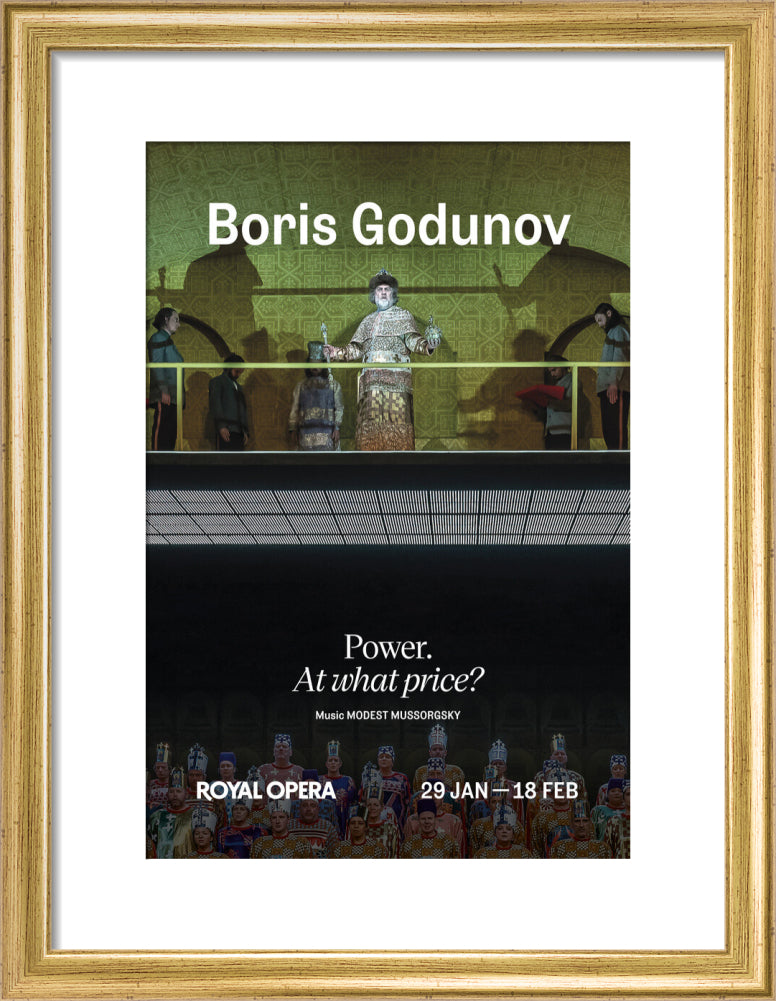 Boris Godunov Print (2026) (art print, small, gold)
