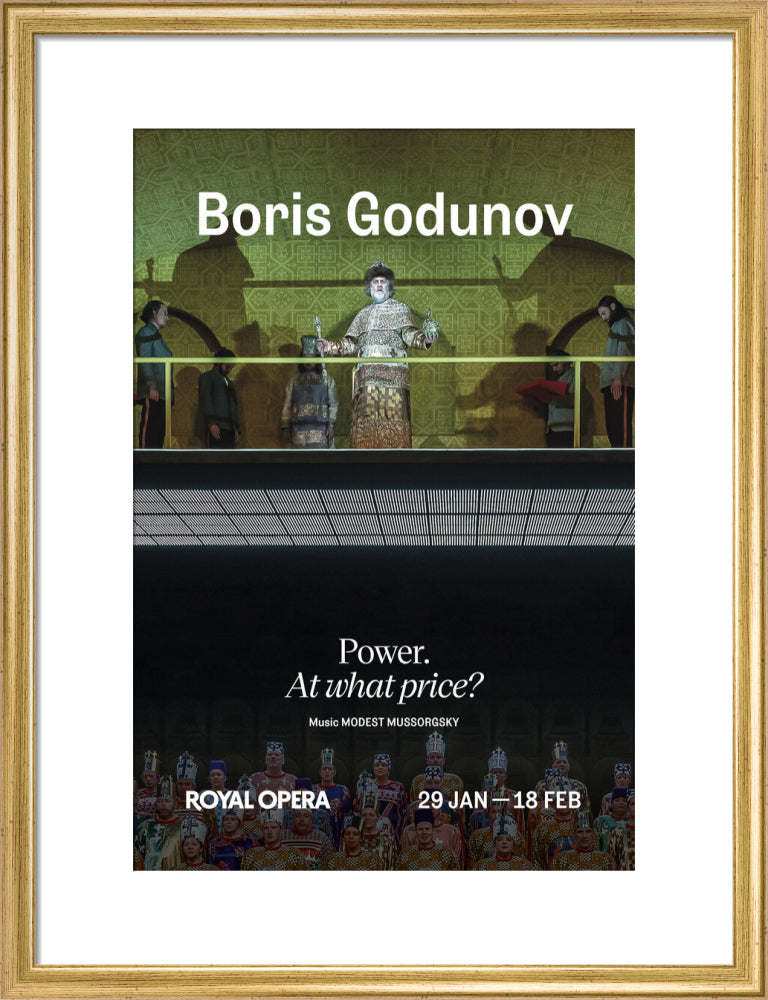 Boris Godunov Print (2026) (art print, medium, gold)