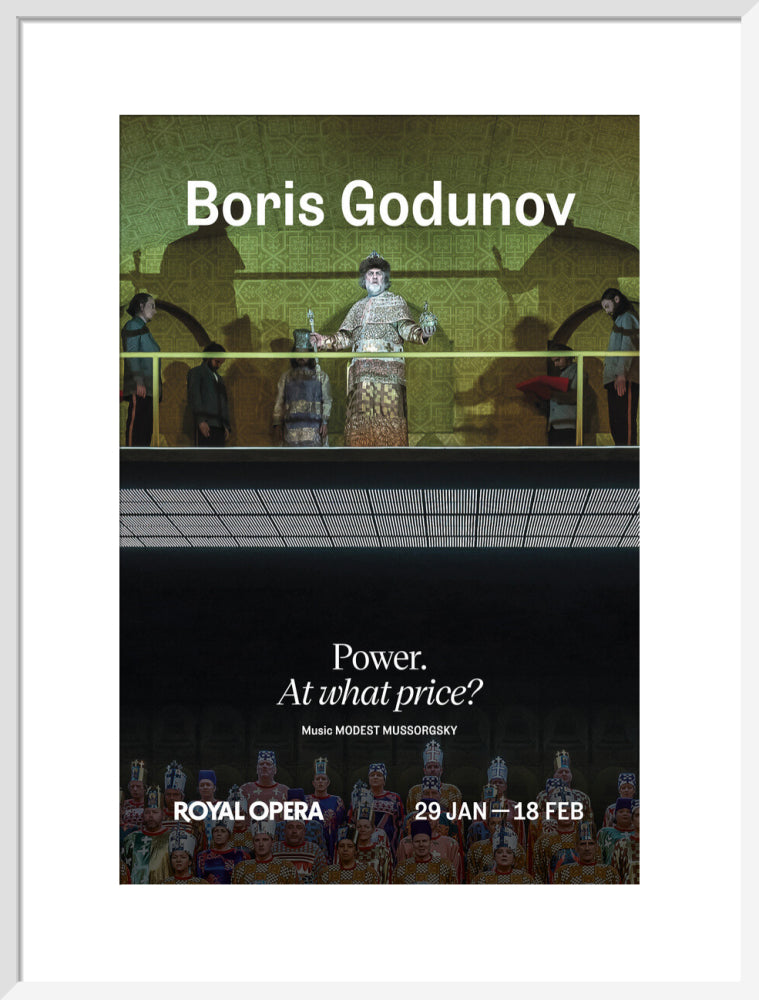 Boris Godunov Print (2026) (art print, large, white)