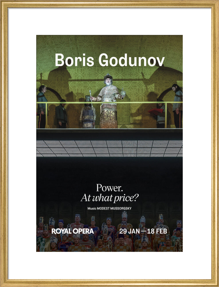 Boris Godunov Print (2026) (art print, large, gold)