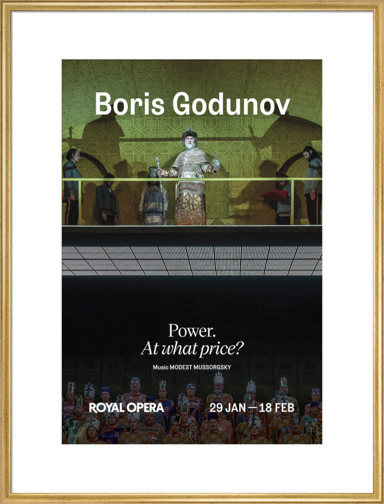 Boris Godunov Print (2026) (art print, extra large, gold)