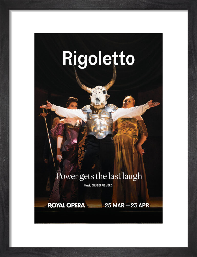 Rigoletto Print (2026) (art print, small, black)