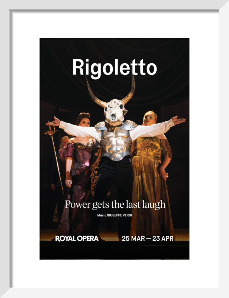 Rigoletto Print (2026) (art print, small, white)