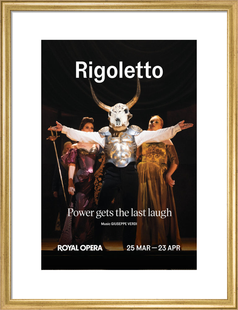 Rigoletto Print (2026) (art print, medium, gold)