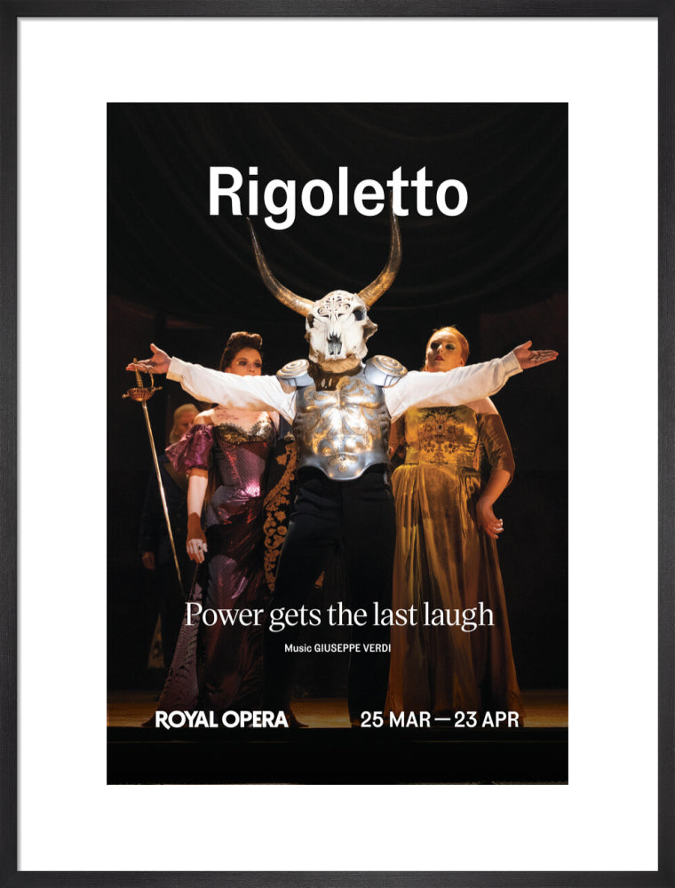 Rigoletto Print (2026) (art print, large, black)