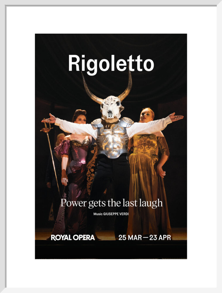Rigoletto Print (2026) (art print, large, white)
