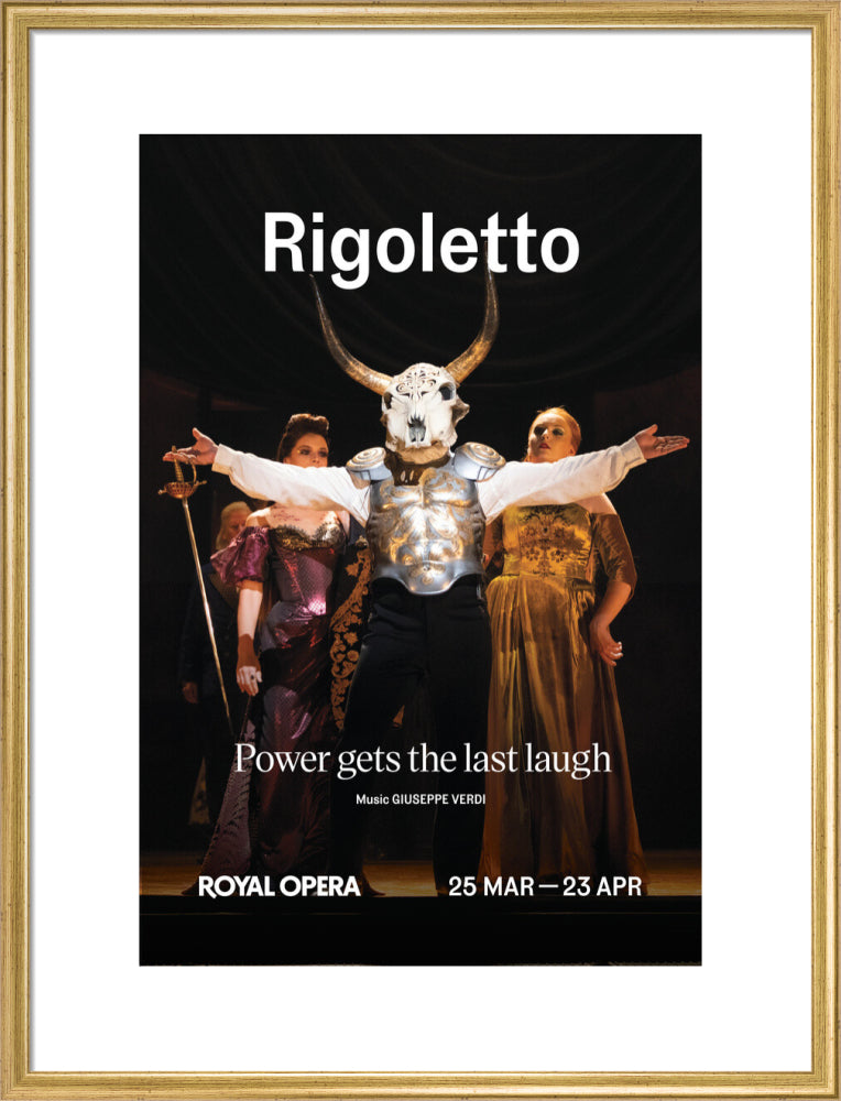 Rigoletto Print (2026) (art print, large, gold)