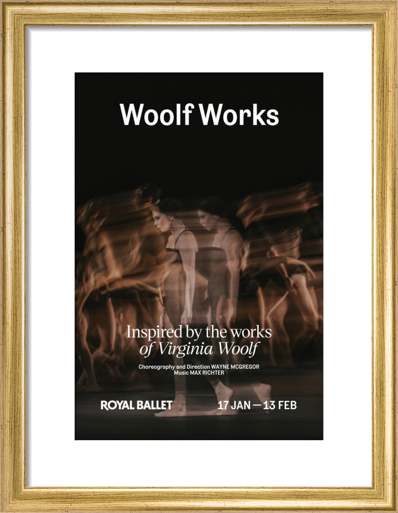 Woolf Works Print (2026) (art print, small, gold)