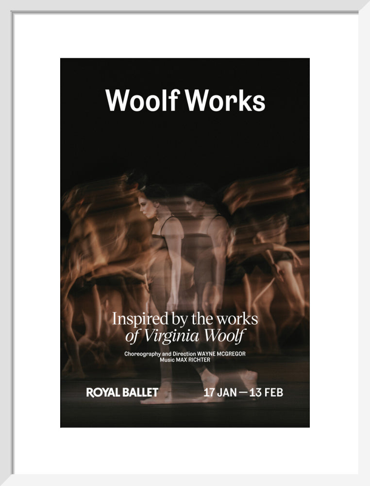 Woolf Works Print (2026) (art print, medium, white)