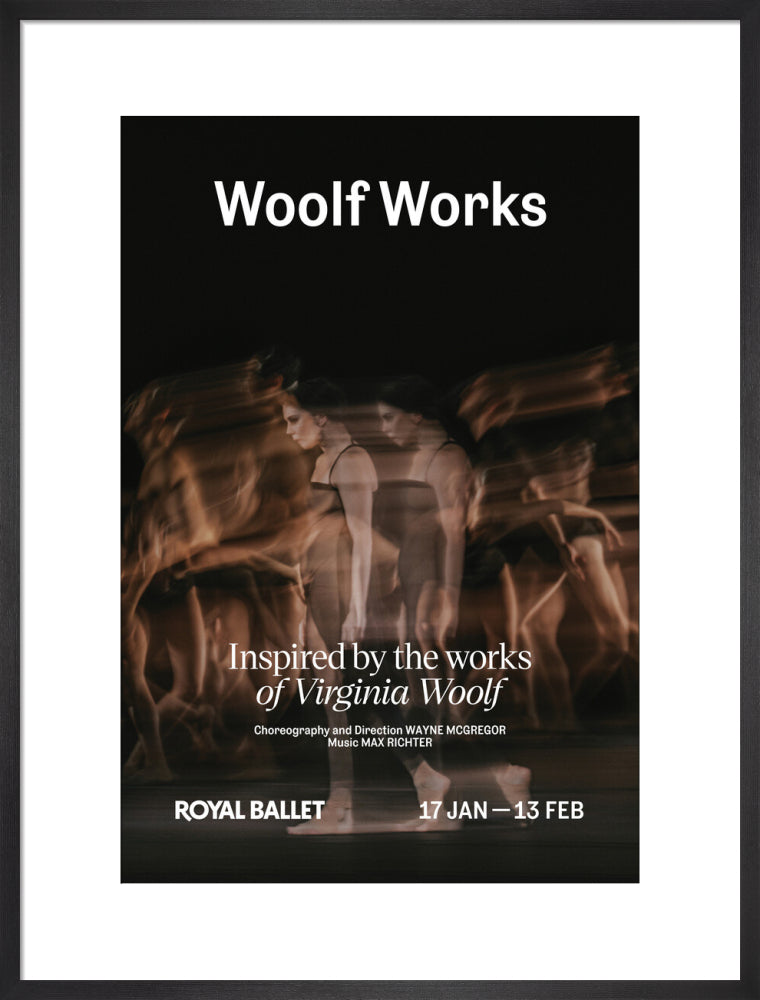 Woolf Works Print (2026) (art print, large, black)
